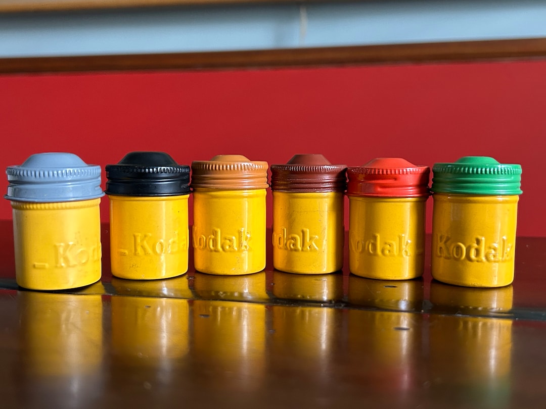 Vintage Kodak 35mm Film Canister Collection Vintage Old School