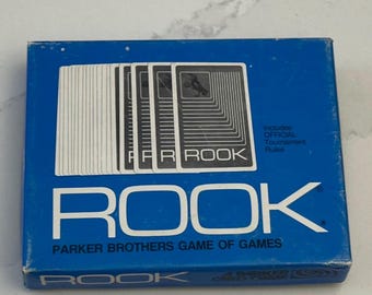 Rook Game - Vintage New Old Stock Game of Rook Card Game by Parker Brothers