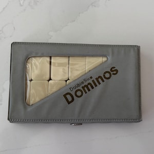 Vintage Dominos - Vintage Set of Double Six Dominos, Made in Taiwan - Game of Dominos - Domino Set