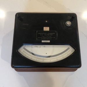 Voltmeter - Vintage and Original Voltmeter - AC Standard Voltmeter - Electrostatic Voltmeter
