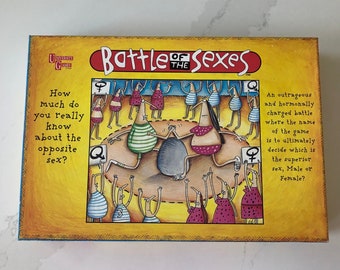 Vintage and Collectible Battle of the Sexes Board Game by University Games