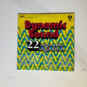 K Tel Record - Vintage and Collectible K-Tel Dynamic Sounds 22 Original Hits Soundtrack Vinyl LP in Stereo
