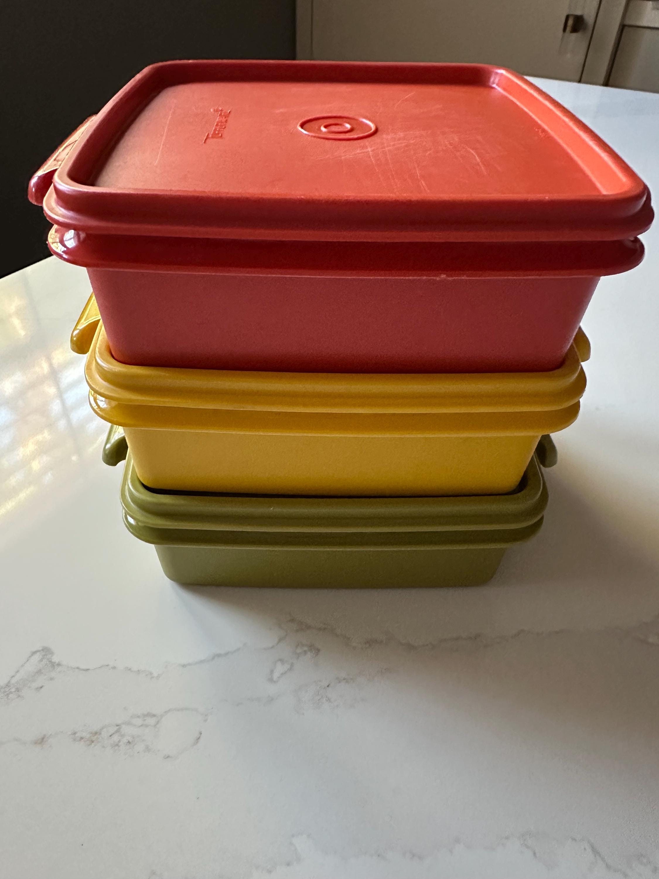 Tupperware Containers - Tupperware Sandwich Containers - Vintage