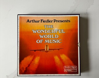 Vintage Vinyl Record Set of Arthur Fielder Presents The Wonderful World of Music by Reader's Digest, 1974