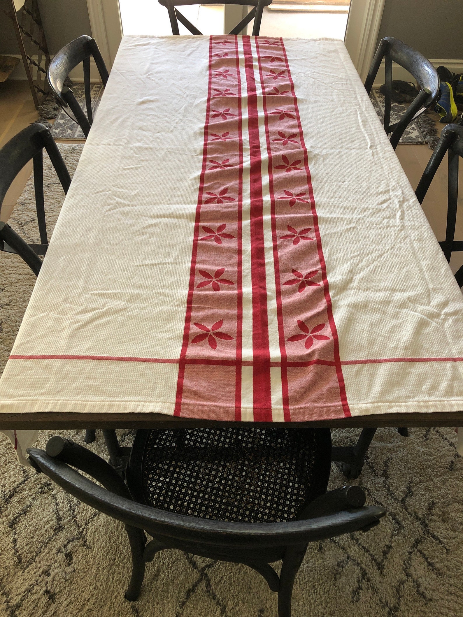 Vintage Table Cloth Table Linens Vintage Table Linens Etsy