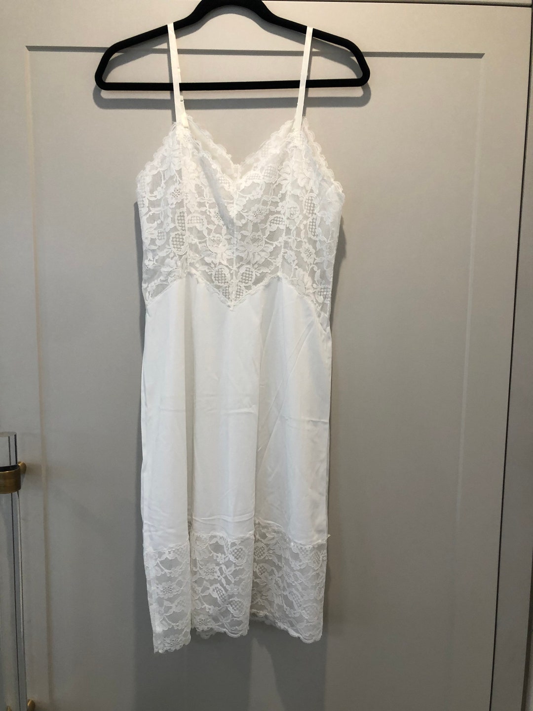 Ladies Vintage Dress Slip With Lace Size 36 - Etsy