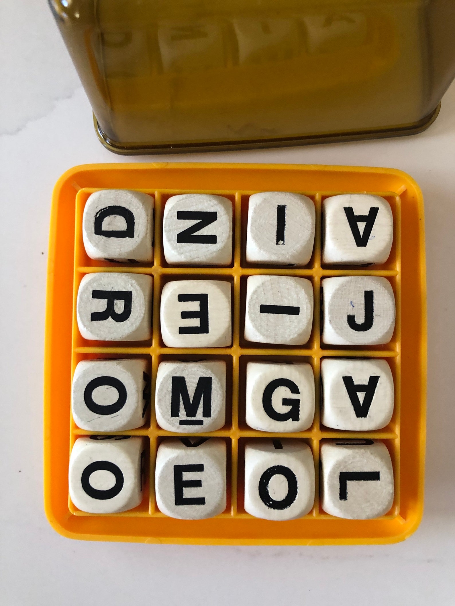 Vintage and Collectible Boggle Word Game Dice Word Game Etsy