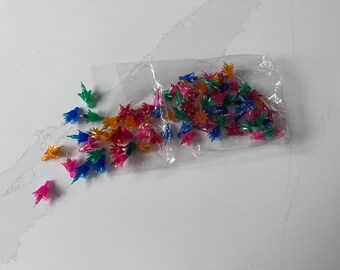 Light Set Covers for Christmas - Vintage Set of Plastic Flower Christmas or Holiday Lights with Covers