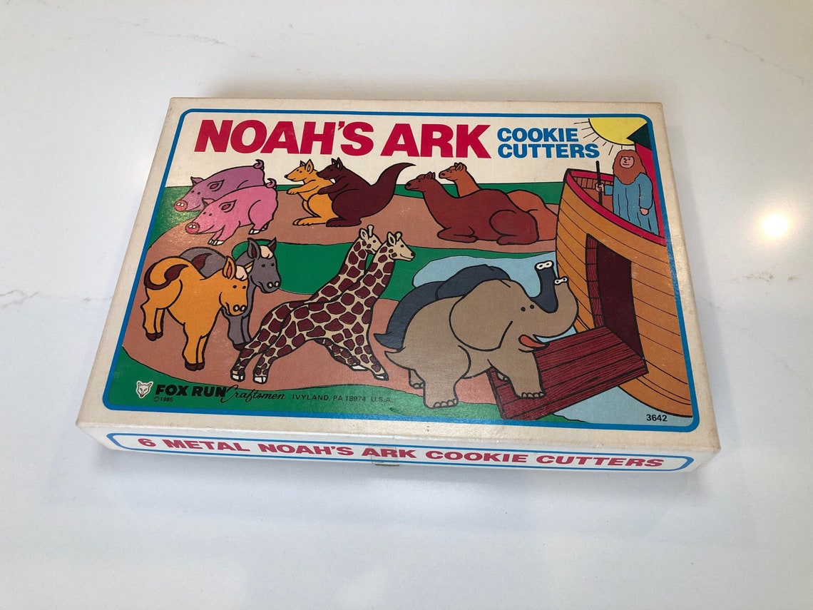 Vintage Noah's Ark Cookie Cutters Cookie Cutters Etsy