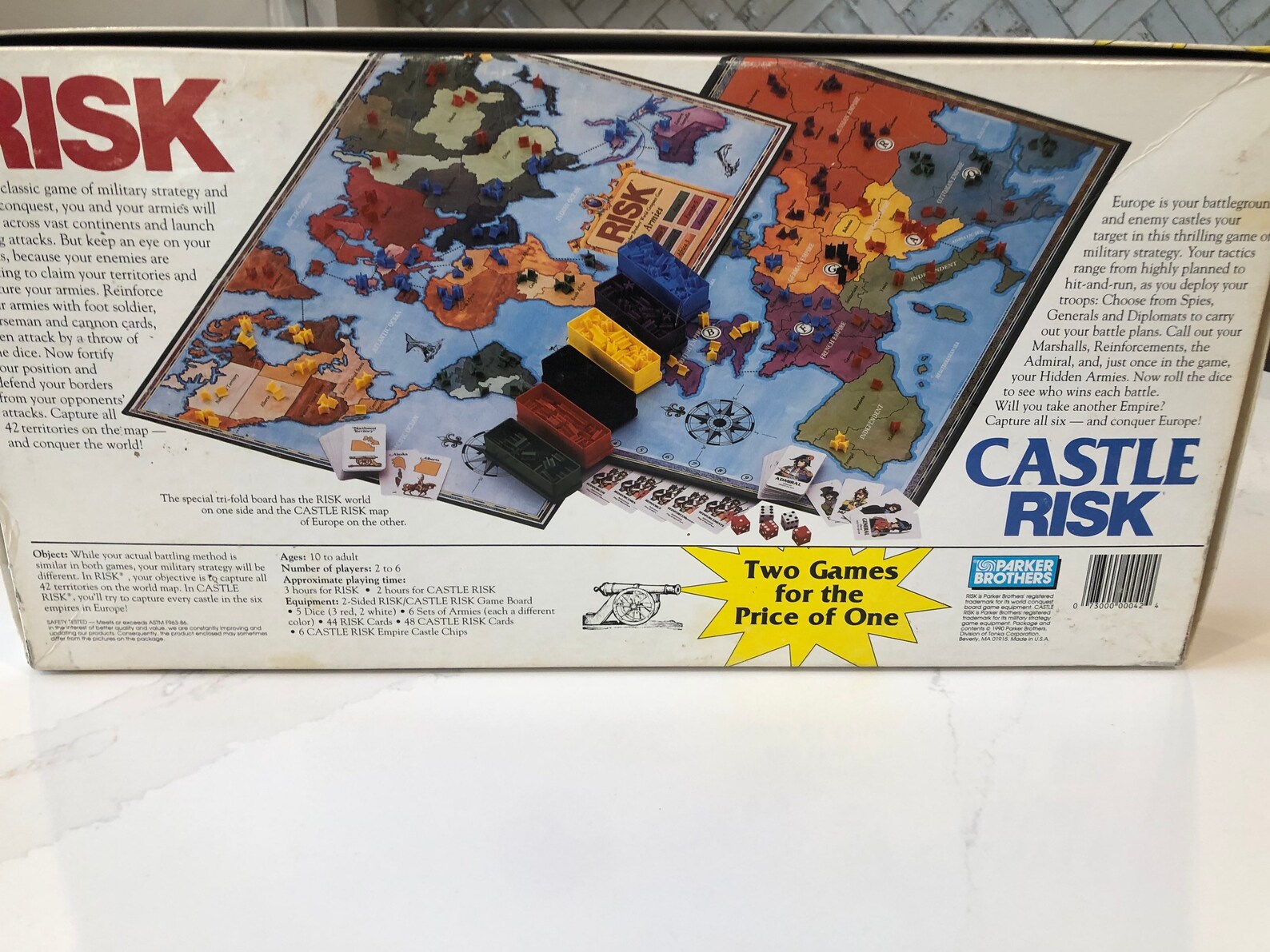 Vintage and Collectible Risk and Castle Risk Board Game by Etsy