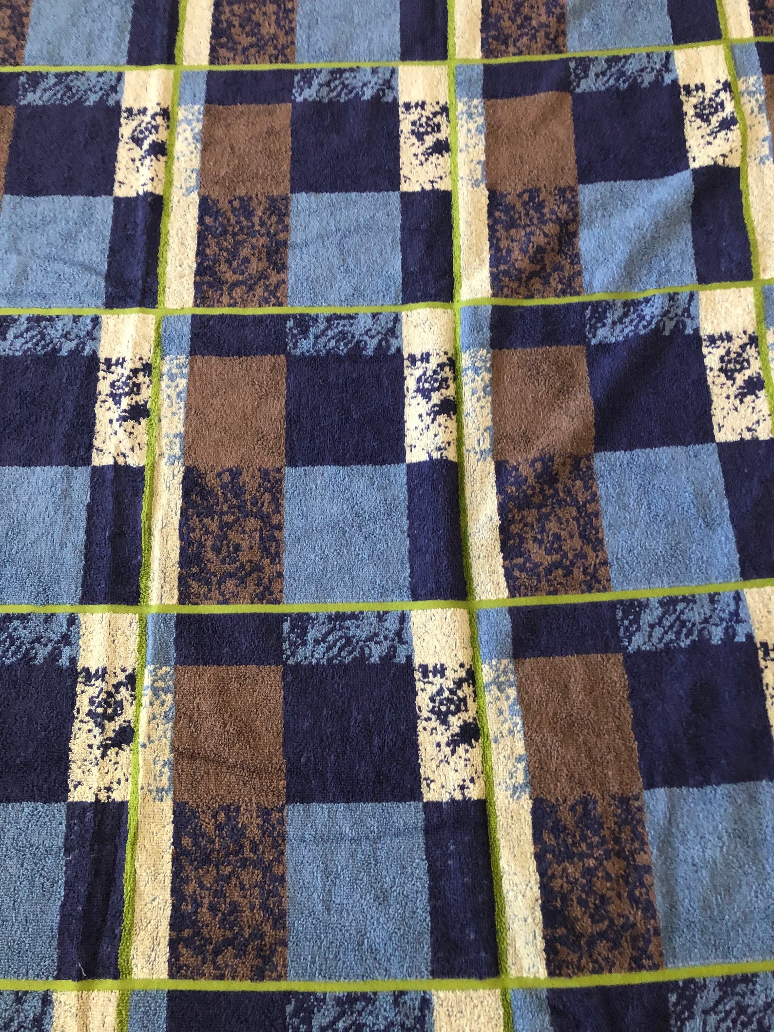 Vintage and Collectible Bath or Pool Towel in Bright Colors - Etsy