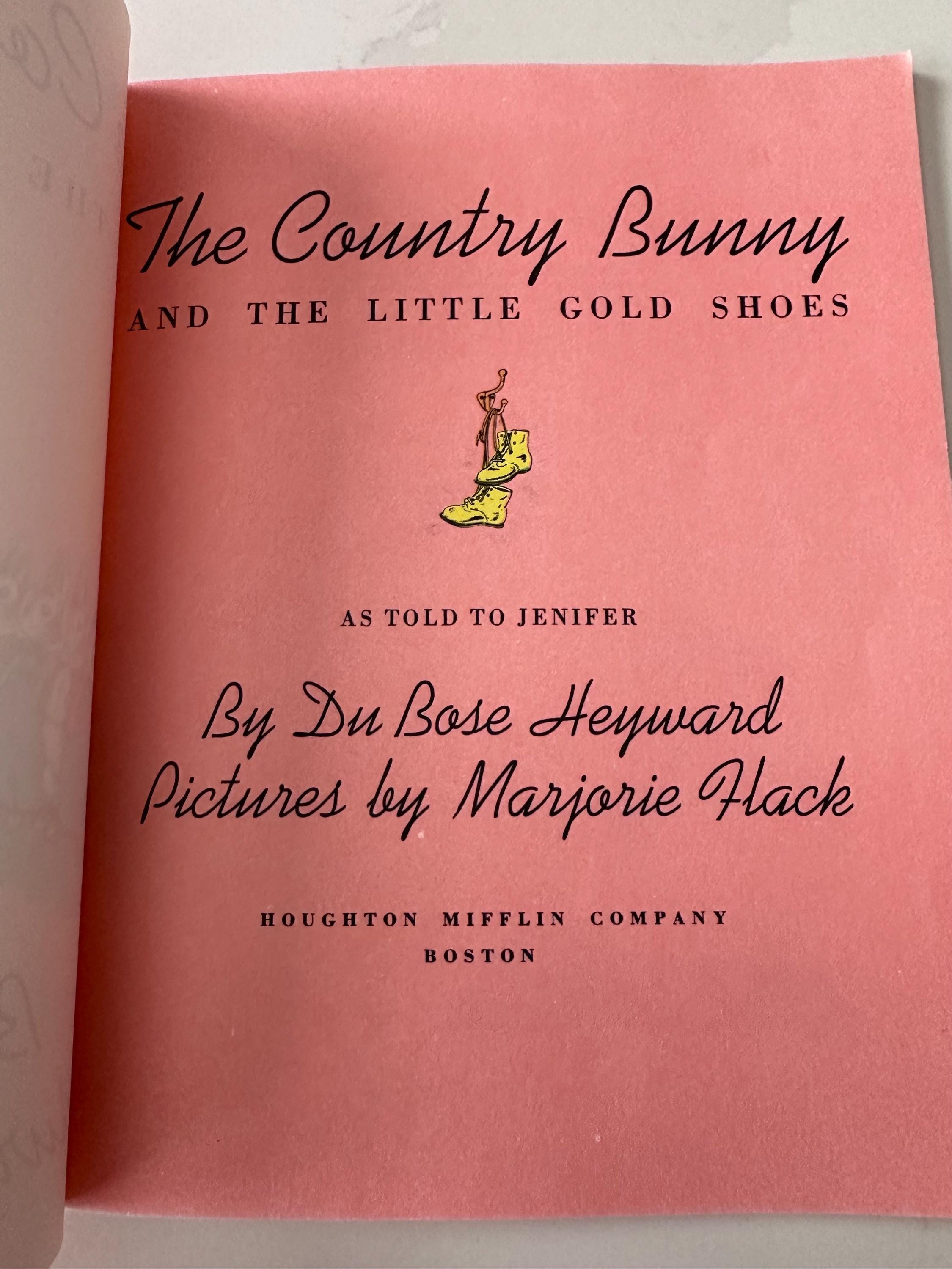 The Country Bunny Book - Vintage Copy of the Country Bunny and the