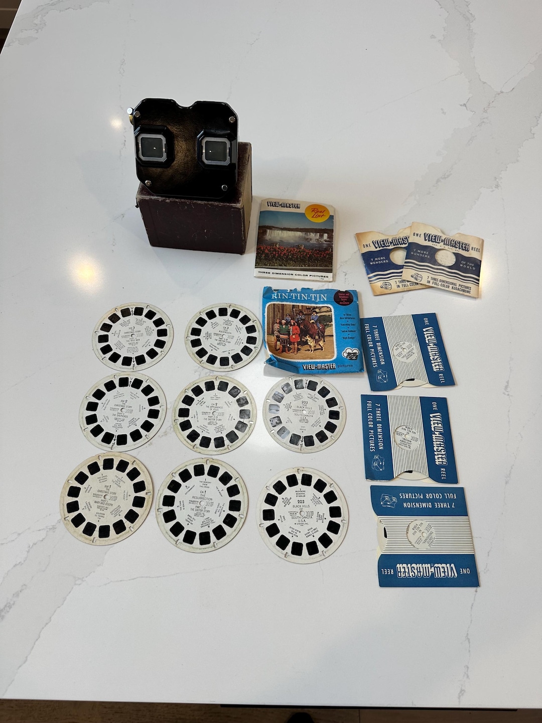 Viewmaster Viewer and 11 Reels With Top of the Original Box by ...