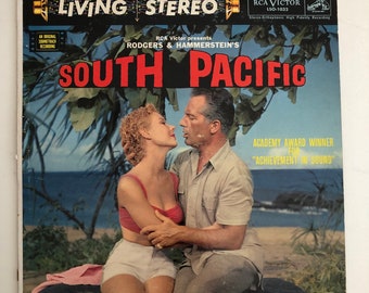 Vintage Vinyl LP of South Pacific the Musical, by RCA Victor Recording - Rodgers & Hammerstein