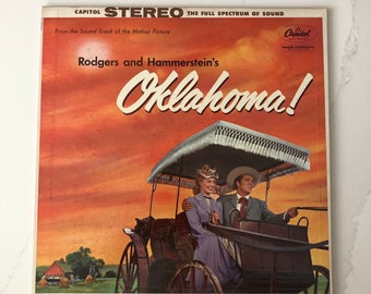 Oklahoma Record - Vintage Vinyl of the Rogers and Hammerstein's Oklahoma! by Capitol Records