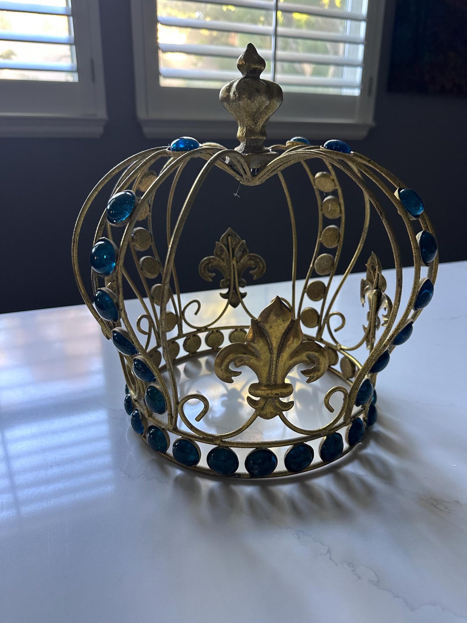 Crown Decoration - Room Decoration - Collectible Large Decorative Gold ...