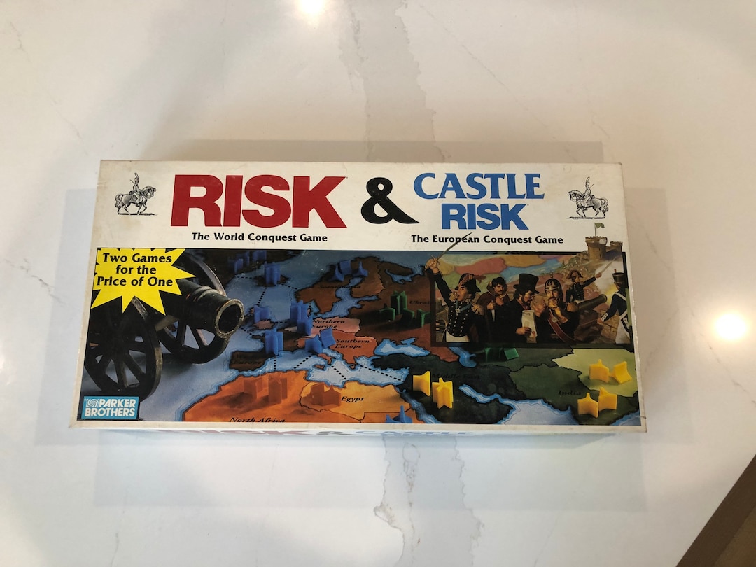 Vintage and Collectible Risk and Castle Risk Board Game by Parker