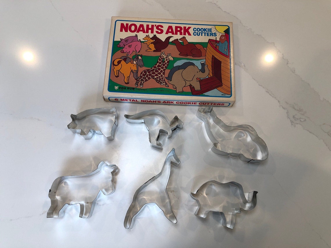 Vintage Noah's Ark Cookie Cutters Cookie Cutters Etsy