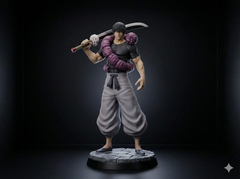 Toji Fushiguro Zenin – JJK STL File | Modular Anime Figure | Martial ...