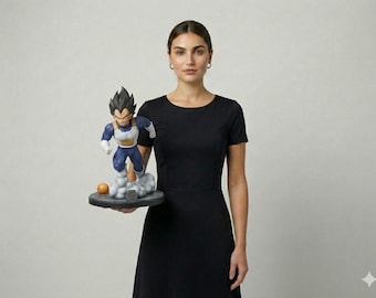 Archivo STL de Saiyan Pride Vegeta / Rey Vegeta / Modelo imprimible en 3D / Artes marciales / Inspirado en Dragon Ball / Figura de anime modular / Descarga instantánea