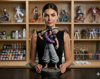 Toji Fushiguro Zenin – Archivo STL JJK / Figura modular de anime / Artes marciales / Inspirado en Jujutsu Kaisen / Modelo imprimible en 3D / Descarga digital