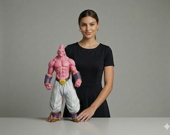 Archivo STL de Majin Buu, el supermalvado / Modelo imprimible en 3D / Figura modular de anime / Inspirado en Dragon Ball / Villano alienígena de anime / Descarga digital