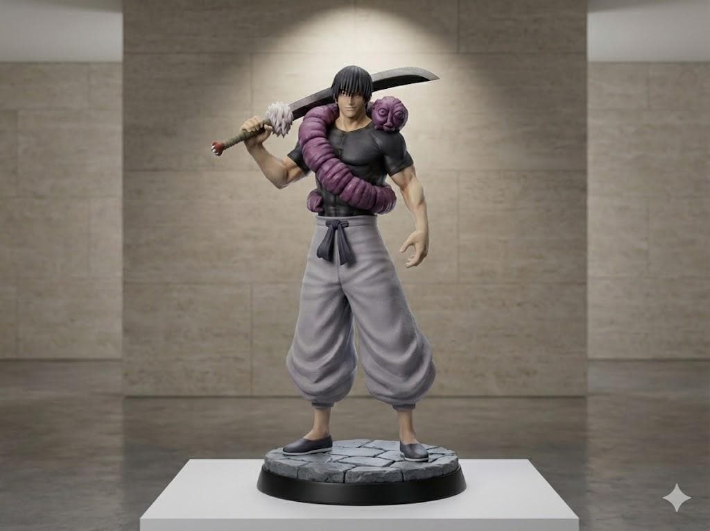 Toji Fushiguro Zenin – JJK STL File | Modular Anime Figure | Martial ...