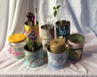 DIY unusual labels for Crafts, Halloween or LARP decorations. Digital Download. Can upcycle projects