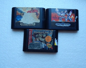 Sega Genesis vintage retro games [All sold except ROBOCOP 3]