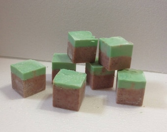 Mahogany and Teakwood caffeine handmade soap geekery tallow traditional lard soap