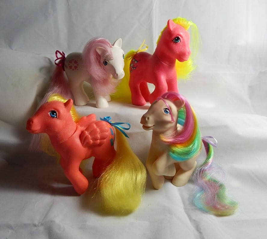 Vintage G1 MLP Refurbished and Deflocked Ponies Small Flaws - Etsy