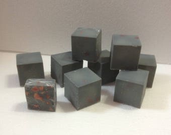 Chocolate Fudge Charcoal facial soaps caffeine handmade soap geekery tallow traditional lard soap