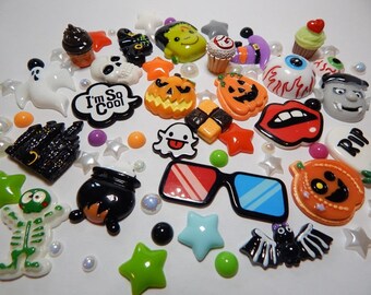 Holly-raro! Monster películas de Halloween enorme Decoden kit colección kawaii estuche de teléfono decoración colorida