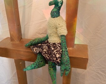 Monstrous Angel weighted doll. An unusual Enochian room guardian.