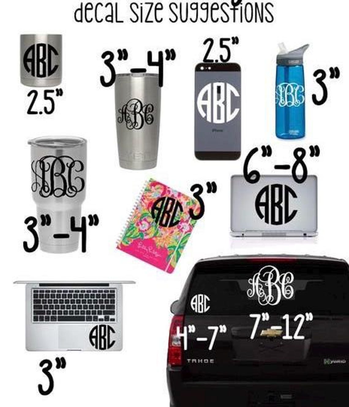 Racing Flag Decal - Checkered Flag - Monogram - Personalized ...