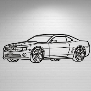 Chevrolet Camaro | Laser Cut File | dwg cdr dxf svg
