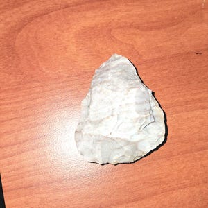 Native American stone tool scraper