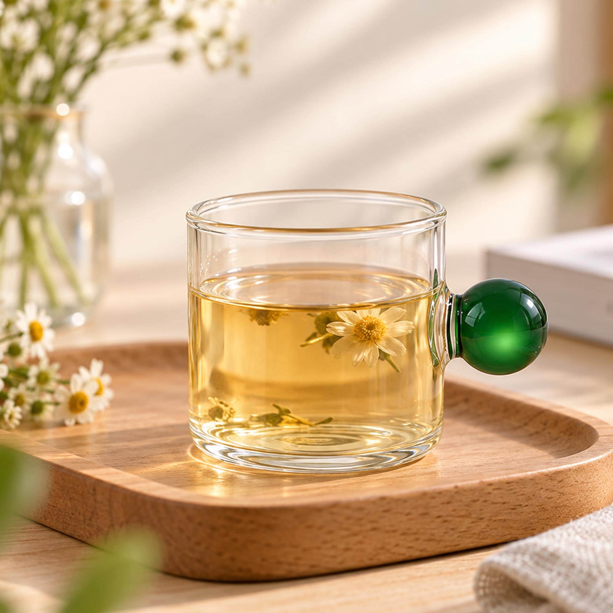 Glas kaffeebecher