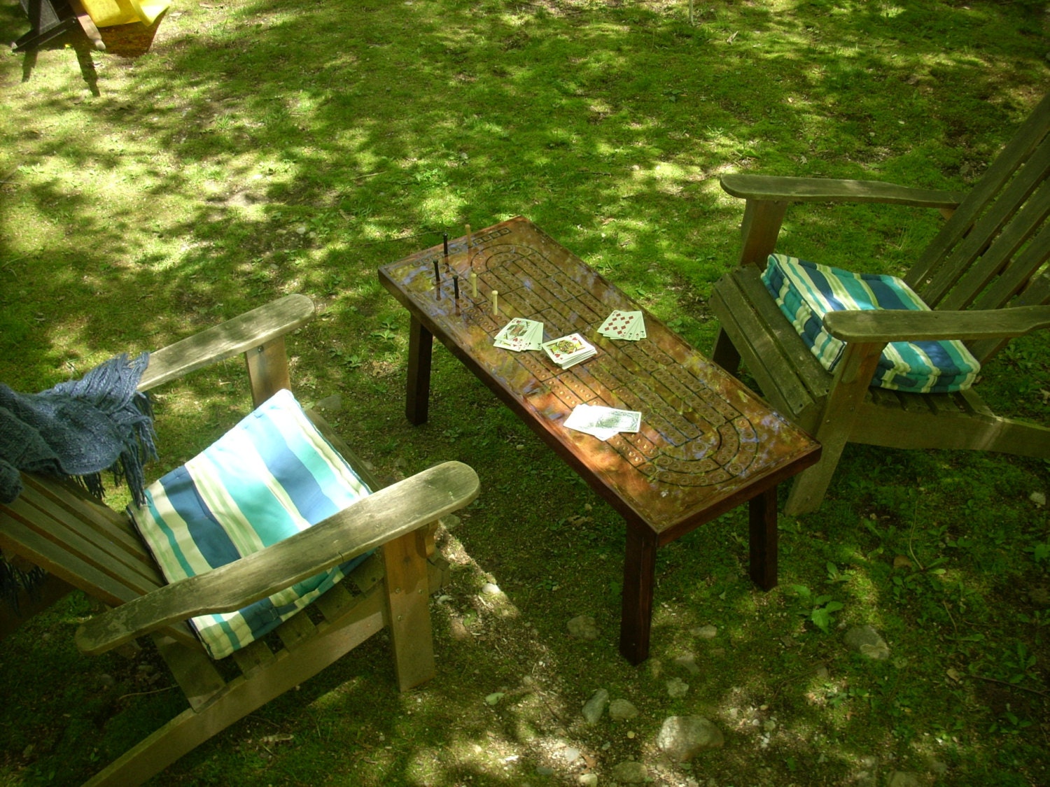 CRIBBAGE TABLE Cribbage Board Coffee Table Mahogany Minwax Etsy Canada