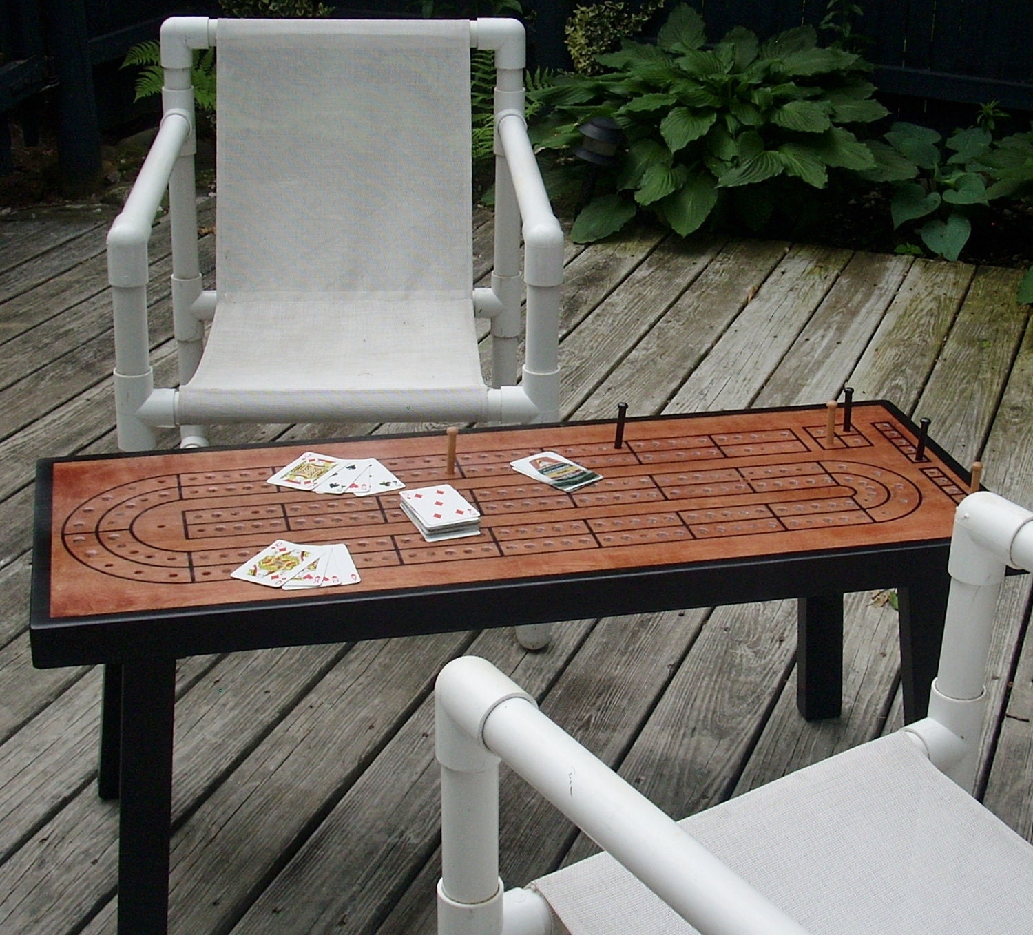 table Cribbage Avec Finition