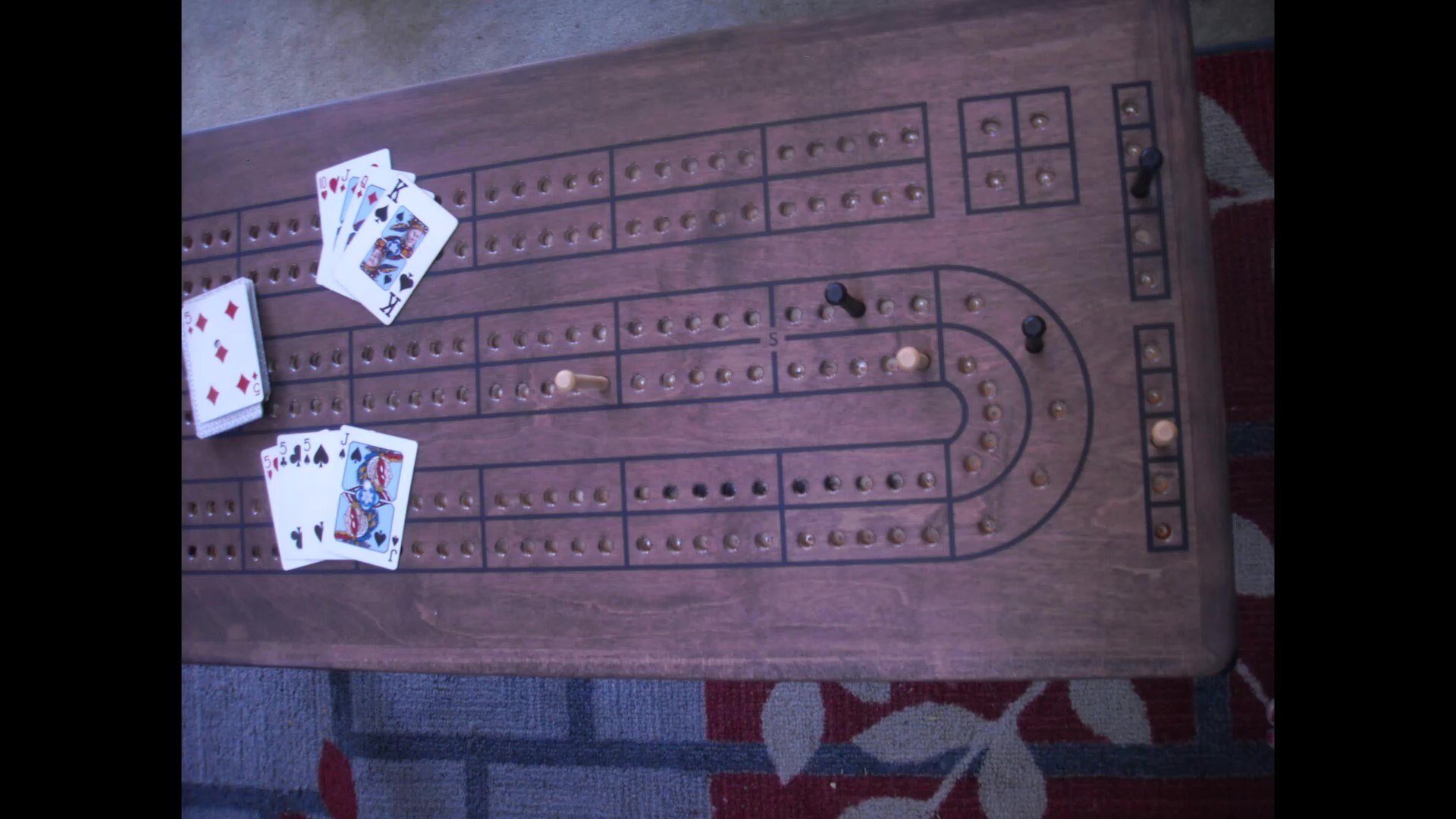 CRIBBAGE TABLE Cribbage Board Coffee Table Mahogany Minwax Etsy Canada