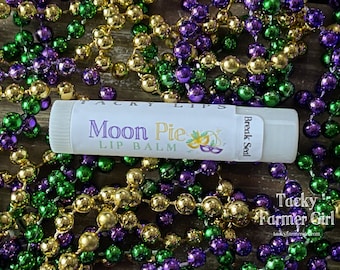 Tacky Lips -- Lip Balm -- Mardi Gras -- Moon Pie