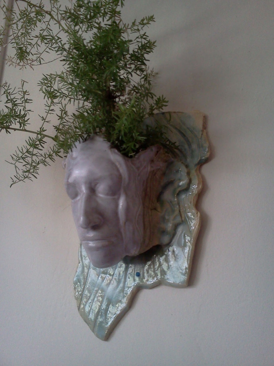 Custom Ceramic Garden Wall Planter Etsy