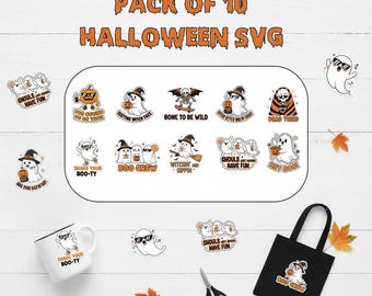 10 Halloween SVG Bundle | Digital Download