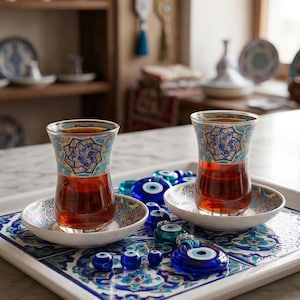 Turkish tea cup set