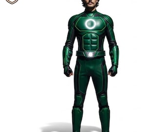 Handmade Power Suit for Men | Lantern Hero Costume | Cosplay Wear | Gift for Him