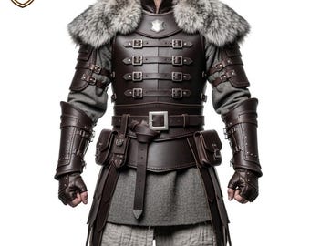 Handmade Viking Armor for Men | Leather Warrior Suit | Cosplay Wear | Gift for Him