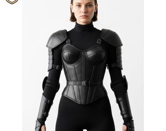 Custom Assassin Costume for Women | Leather Armor Suit | Festival Cosplay | Gift for Her