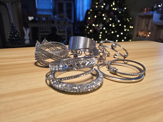 Silver Tone Bracelet Bundle - image 1