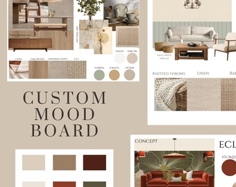 Custom Digital Moodboard: Interior Design Inspiration